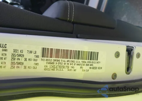 2013 Dodge Durango Citadel z USA, uszkodzony, nr VIN 1C4SDJET9DC561758